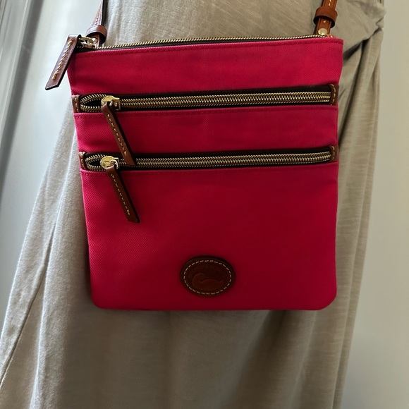 Dooney & Bourke Handbags - ❤️❤️Dooney & Bourke Red Canvas Crossbody -❤️❤️